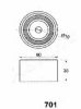 ASHIKA 45-07-701 Tensioner, timing belt